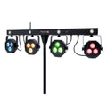 Pro Show Set Completo di Barra con 4 Par Led RGB con Stativo