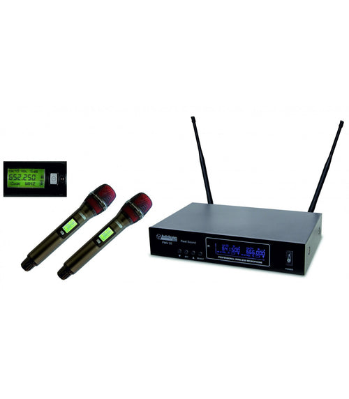 Audiodesign Pmu312 Sistema Wireless con 2 Microfoni a Gelato