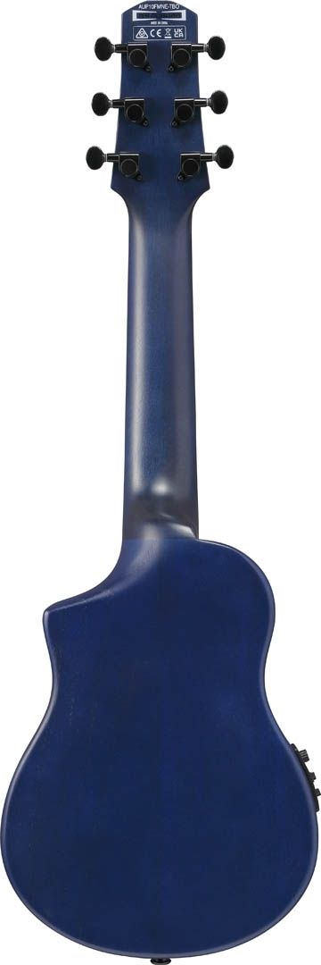 Ibanez AUP10FMNE Ukulele Tenore Open Pore Transparent Blue