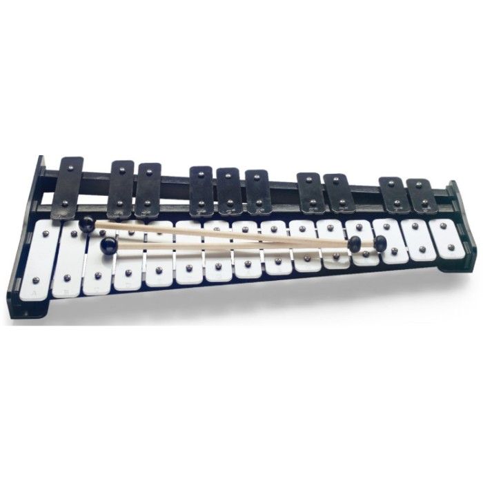 Stagg Metallofono Set Completo 25 Tasti con Borsa Imbottita Nera e Battenti