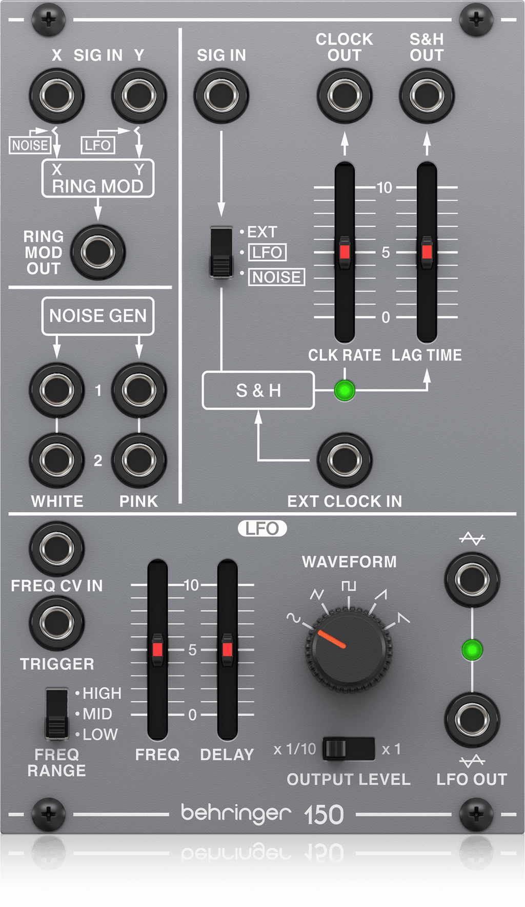 Behringer 150 Ring Analog Ring Modulator Noise S&H LFO Module for Eurorack