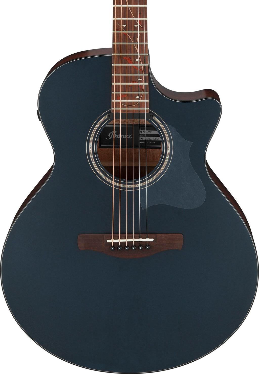 Ibanez Ae275 Dark Tide Blue Flat