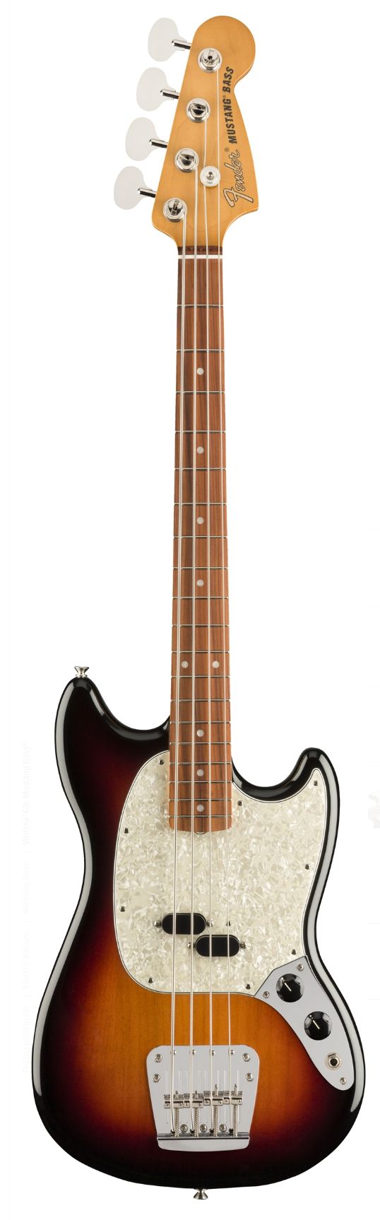 Fender Vintera 60S Mustang Bass Pau Ferro 3 Color Sunburst