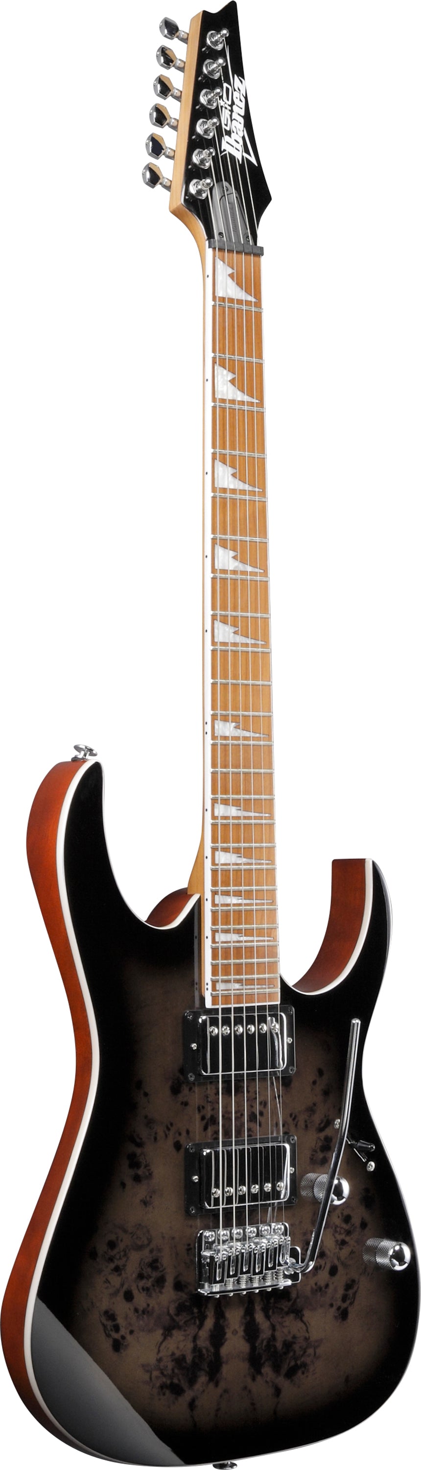 Ibanez GRG220PA1 Transparent Brown Black Burst Chitarra Elettrica