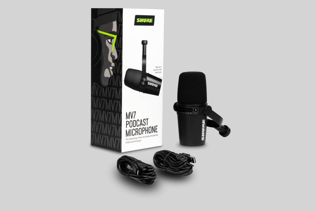 Shure Mv7-K Microfono Dinamico Usb