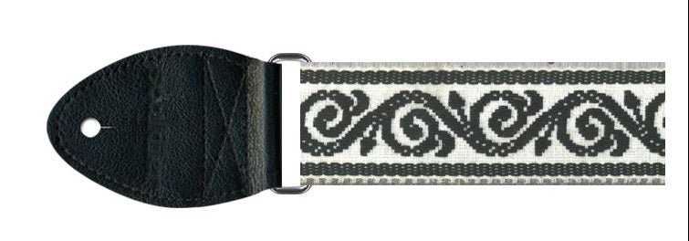 Souldier Scroll Black Guitar Strap