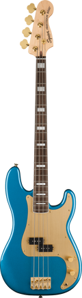 Squier 40Th Anniversary Precision Bass Gold Edition Lake Placid Blue