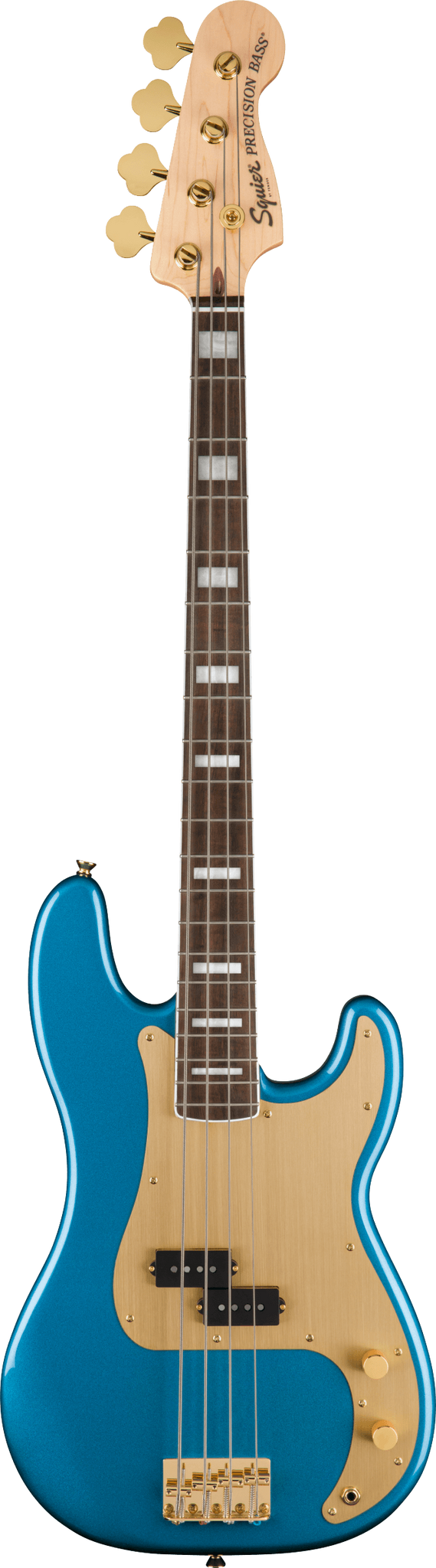 Squier 40Th Anniversary Precision Bass Gold Edition Lake Placid Blue