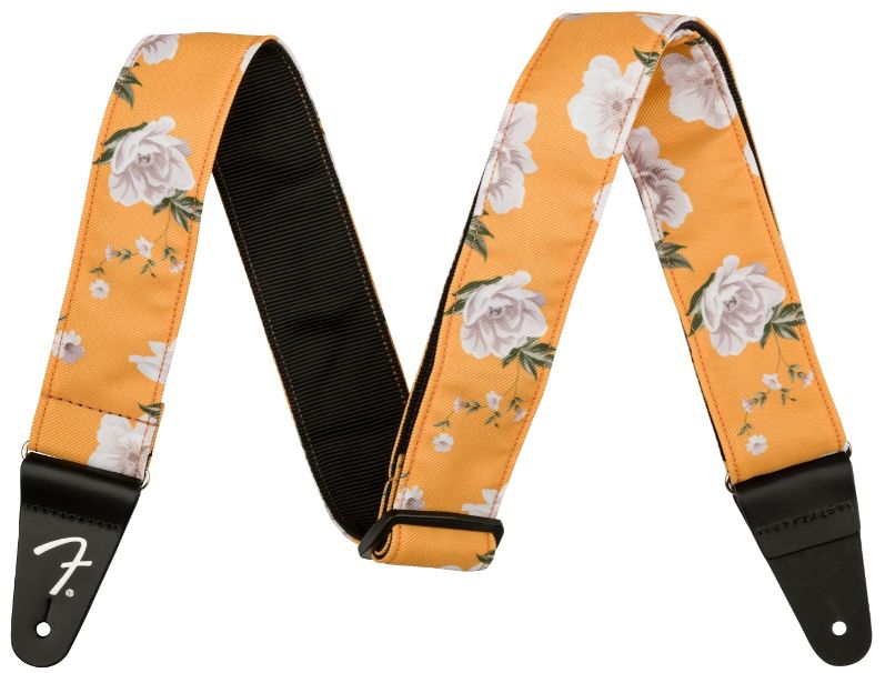 Fender Tracolla  Floral Strap 2' Marigold