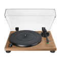 Audio Technica LP40wn Giradischi Manuale Trazione a Cinghia e Base Noce