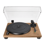 Audio Technica LP40wn Giradischi Manuale Trazione a Cinghia e Base Noce