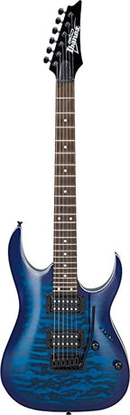 Ibanez Grga120Qatbb Chitarra Elettrica Blu Trasparente