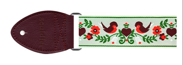 Souldier Lovebirds White Guitar Strap