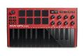 Akai Mpk Mini Mk3 Red Tastiera Usb Midi 25 Tasti