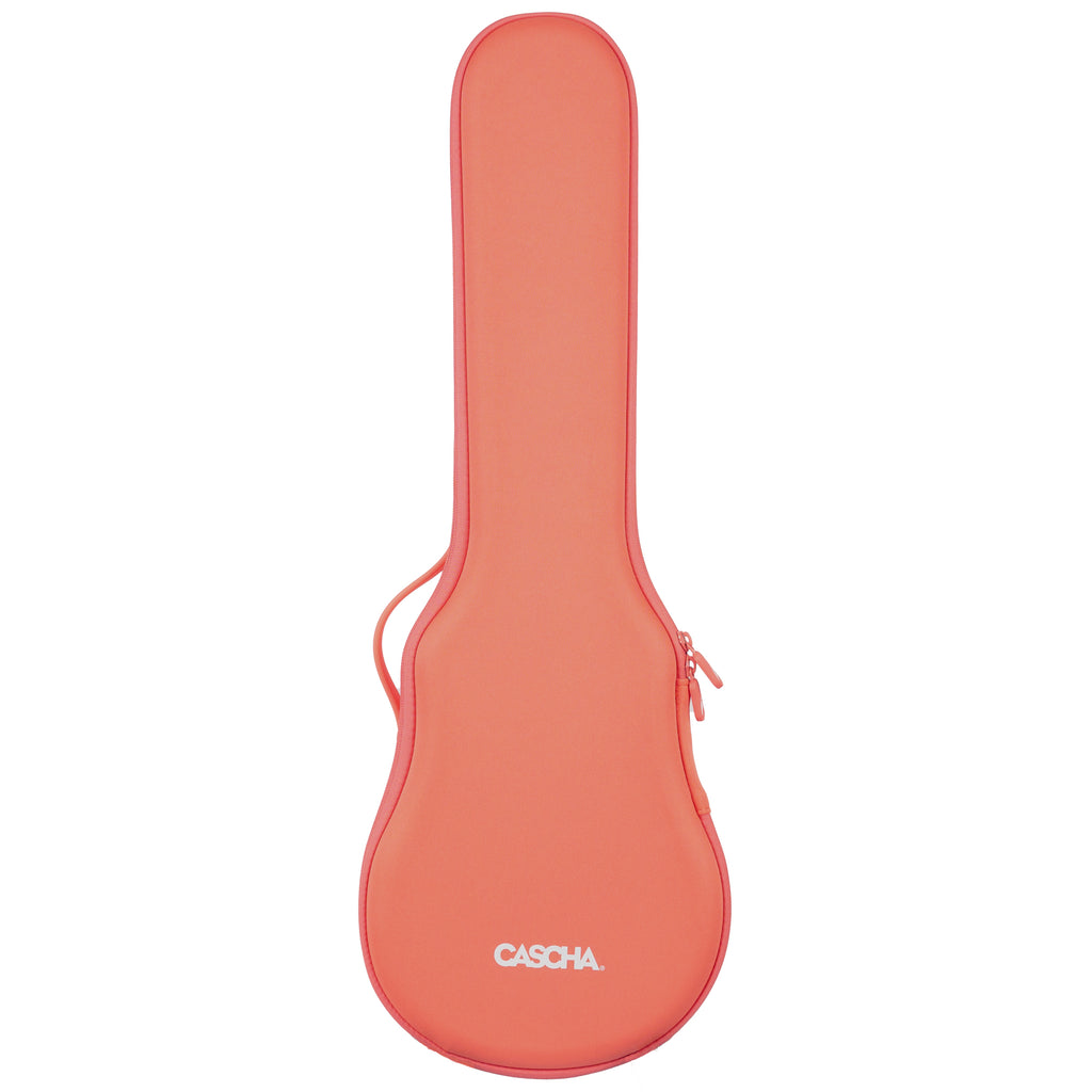 Cascha Ukulele Concerto in Carbonio Pack Orange con Borsa Tracolla e Plettri
