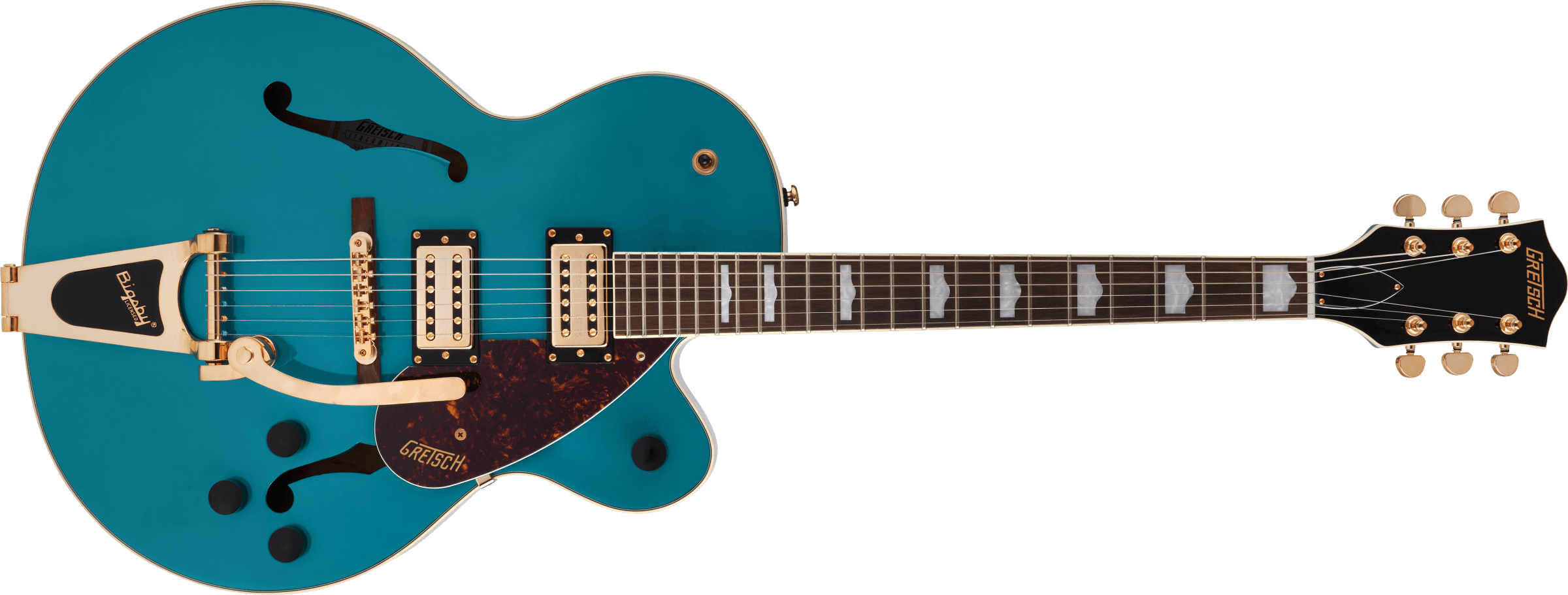 Gretsch G2410TG Streamliner Hollow Body con Bigsby Single Cut Ocean Turquoise