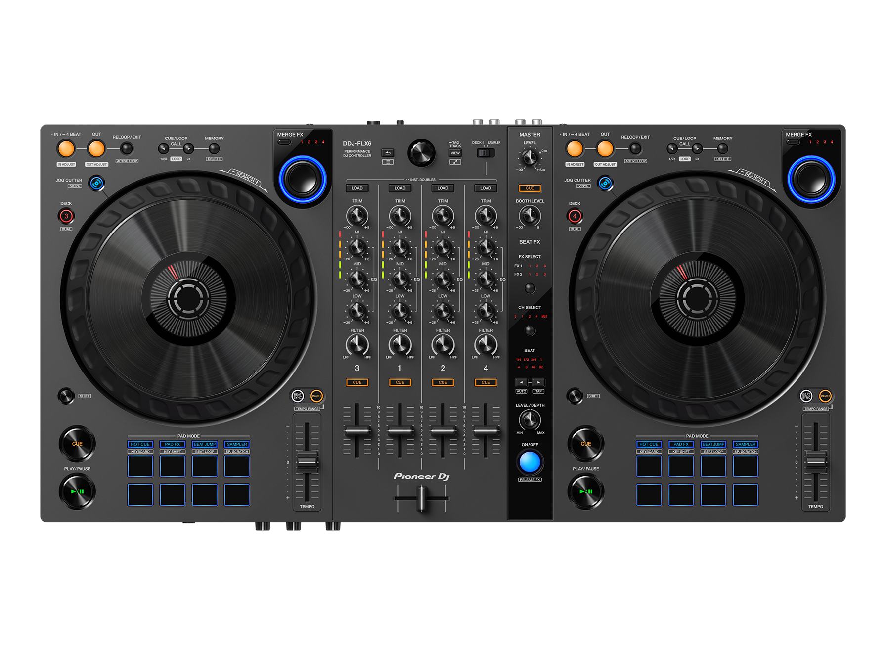 Pioneer Dj DdjFlx6-GT Console Dj a 4 Canali