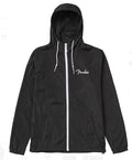 Fender Spaghetti Logo Windbreaker Black Large