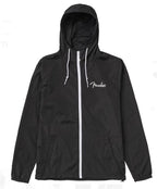 Fender Spaghetti Logo Windbreaker Black Large