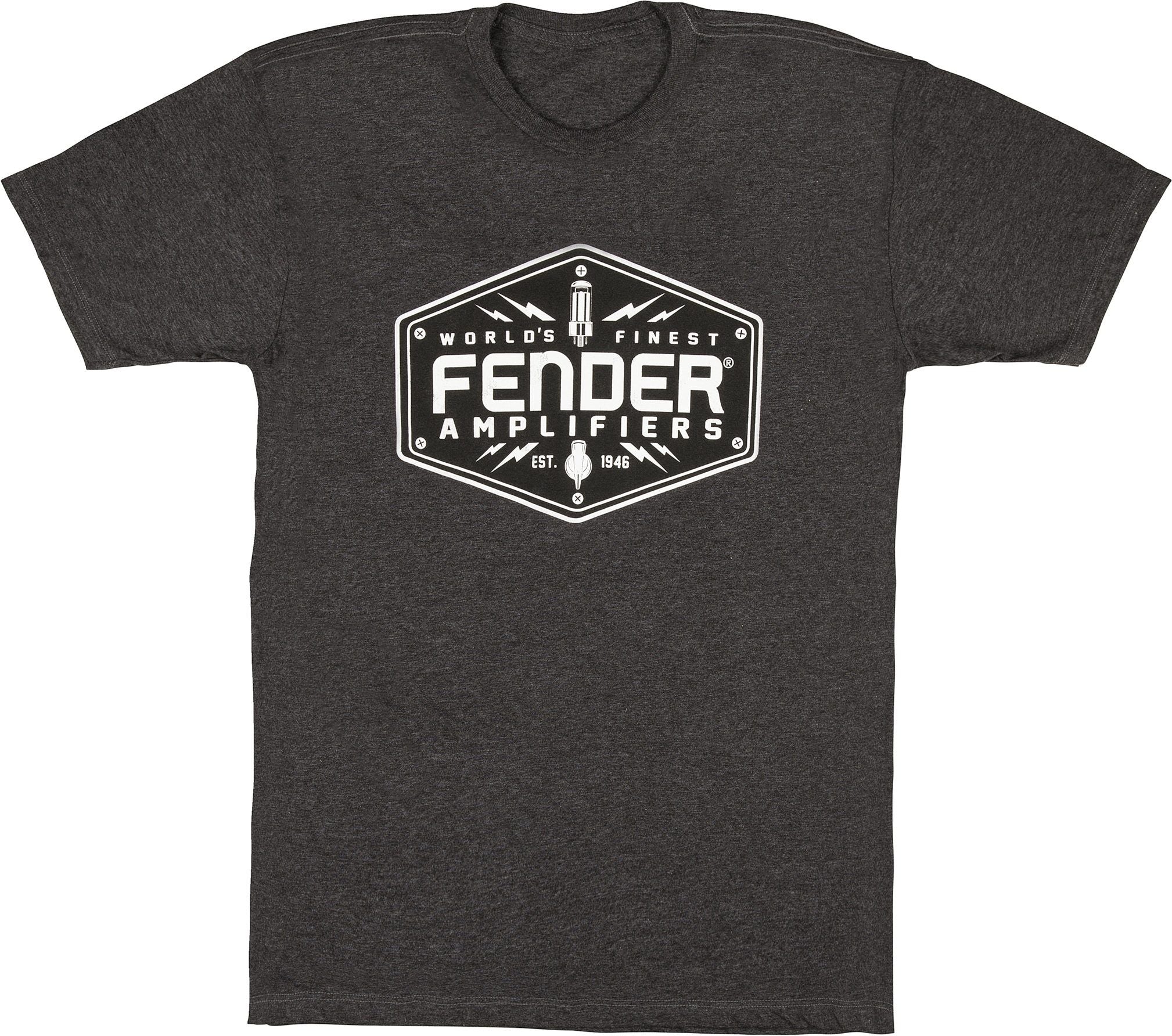 Fender T-Shirt Amplifiers Dark Gray Small