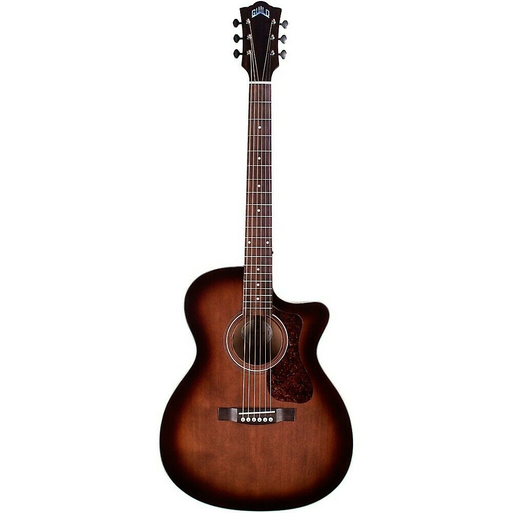 Guild OM240CE Antique Charcoal Burst Chitarra Acustica Elettrificata