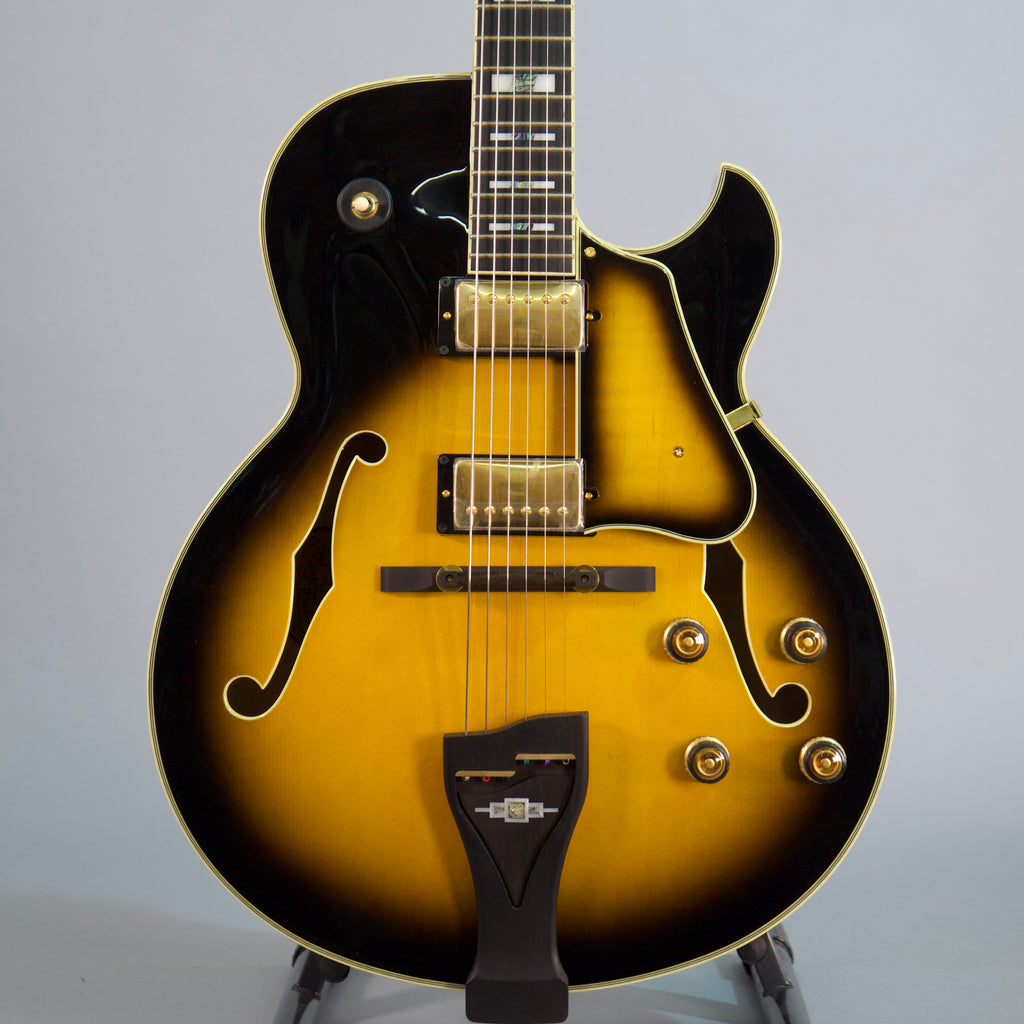 Ibanez Lgb300Vys Chitarra Semiacustica Vintage Yellow Sunburst  con Astuccio