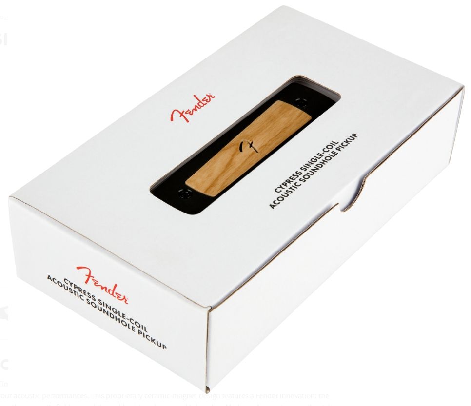 Fender Cypress Single-Coil Acoustic Soundhole Pickup