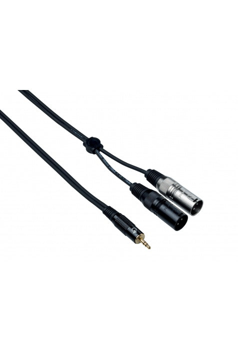 Bespeco Eayms2Mx500 Cavo Jack Mini Stereo - Doppio Xlr Maschio Mt 5