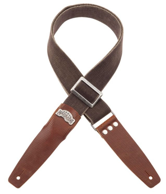 Magrabo 241126M SC Cotton WashedMarrone 5cm Tw Marrone fibbia Recta Argento