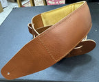 Your Music Tracolla 7 Cm In Cuoio Imbottita Cognac Made In Italy