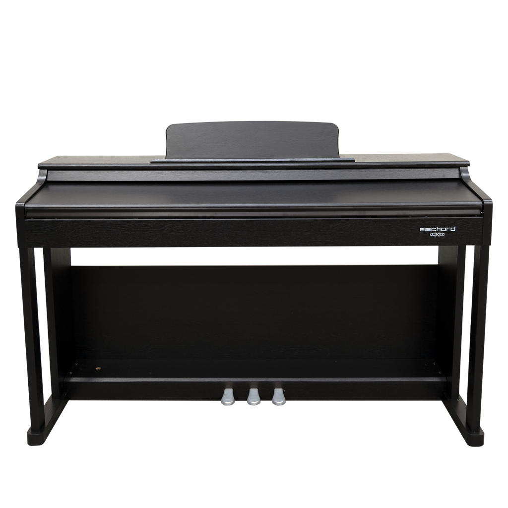Echord DPX100B Digital Piano with Stand 88 Weighted Keys Satin Black