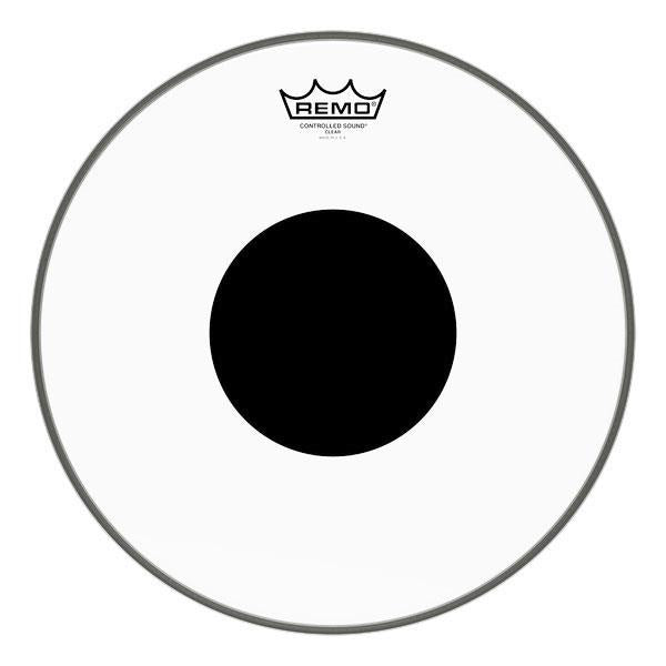 Remo Pelle Controlled Sound Clear 13' con Dot Black