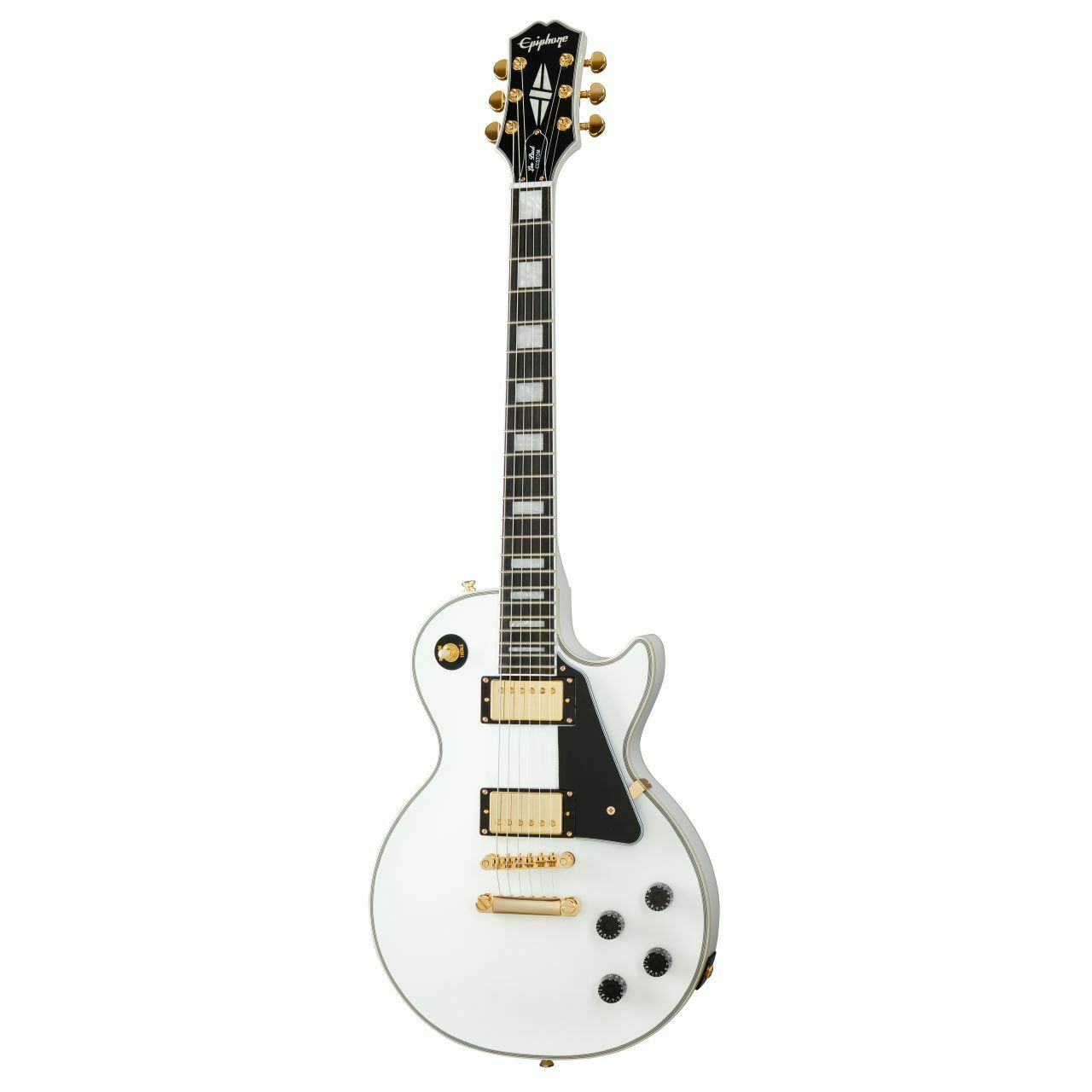 Epiphone Les Paul Custom Alpine White Chitarra Elettrica