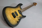 Sterling By Music Man Richardson Cutlass HH 6 Corde Natural Poplar Burl Burst