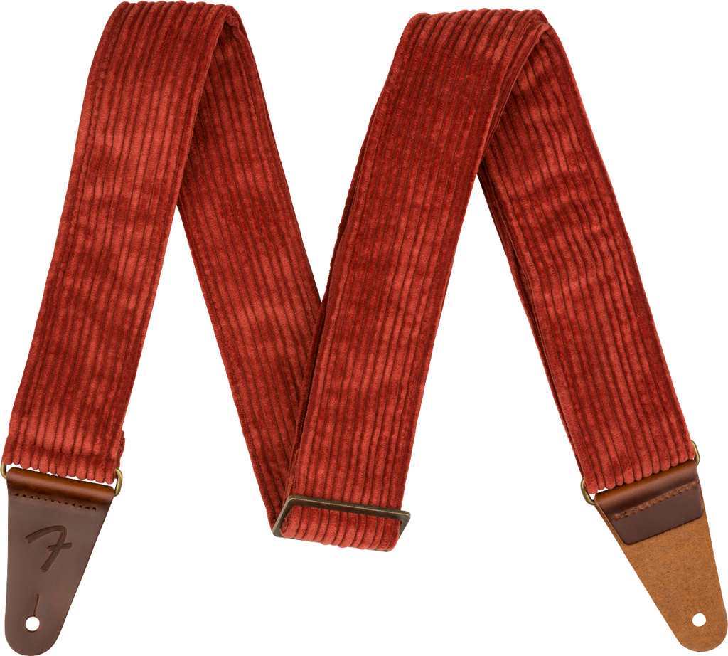 Fender Tracolla  Corduroy Strap 2' Antique Cherry