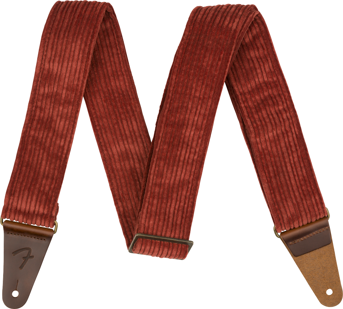 Fender Tracolla  Corduroy Strap 2' Antique Cherry