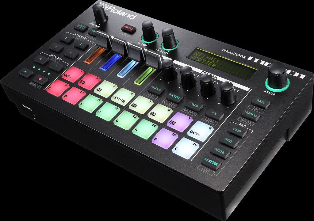 Roland Mc101 Groovebox Sequencer 4 Tracce Usb/Midi