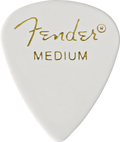 Fender 351 Shape Premium Celluloid Medium Plettri White 12Pz