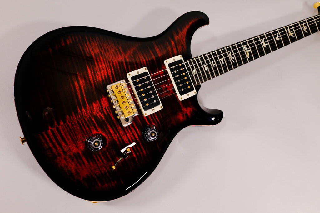 Prs Custom 24 Pattern Thin 10-Top Fire Smokeburst