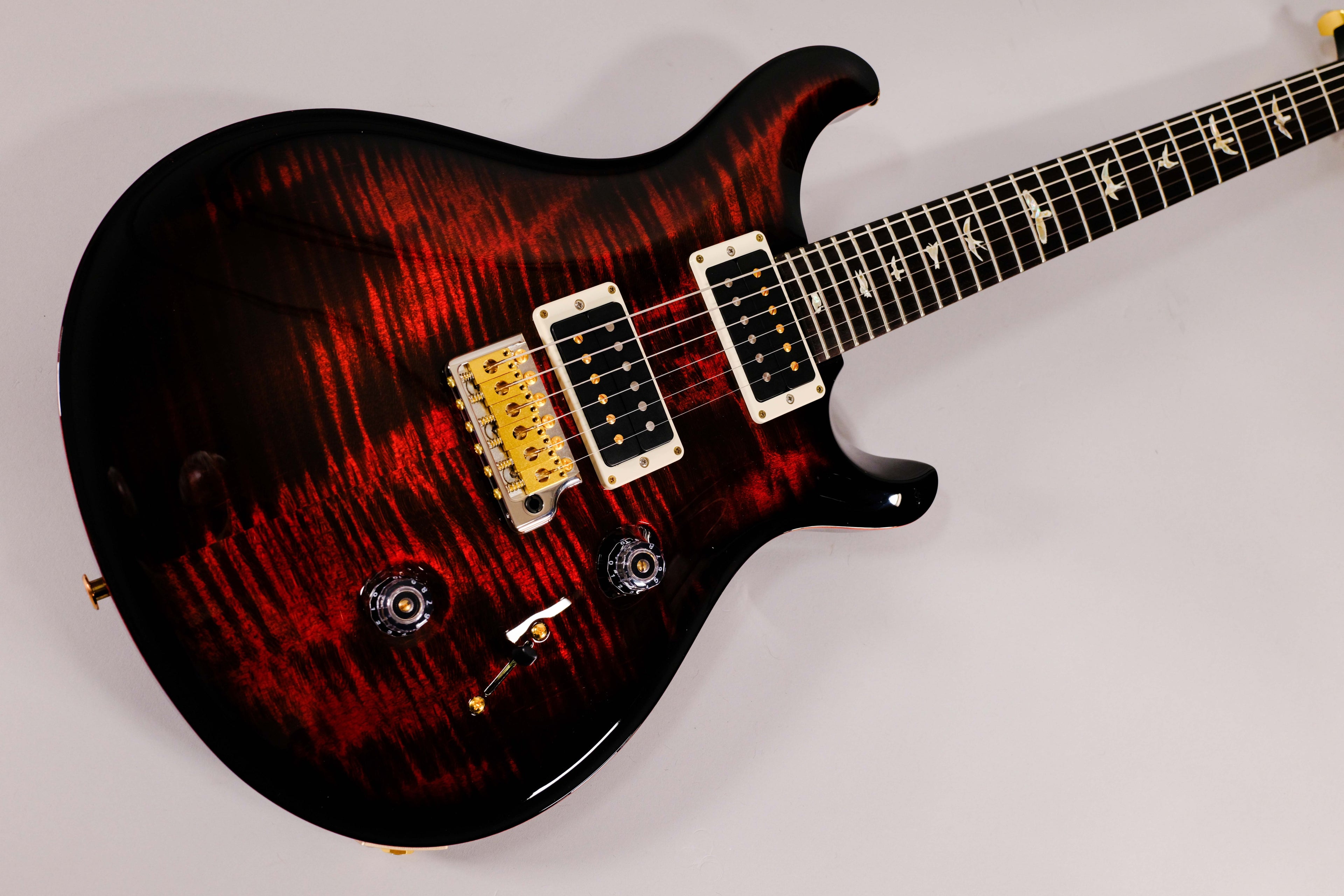 Prs Custom 24 Pattern Thin 10-Top Fire Smokeburst
