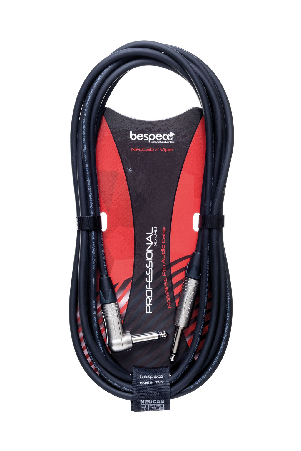 Bespeco Ncp300 Cavo Jack Dritto Pipa Neutrik Mt 3