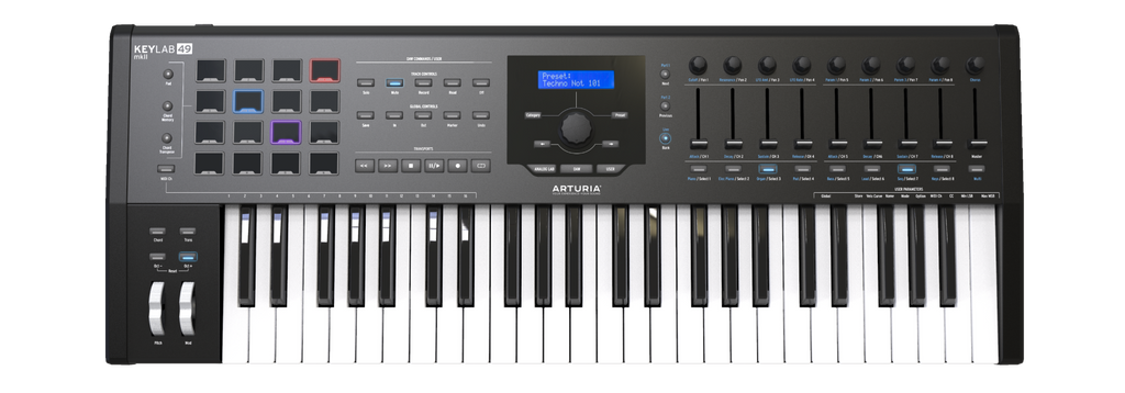 Arturia Keylab Mk2 49 Black Tastiera Controller Midi 49 Tasti