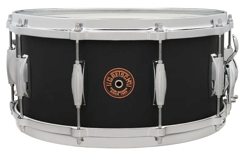 Gretsch Rullante 14x6,5" USA Metal Black Powdered Copper