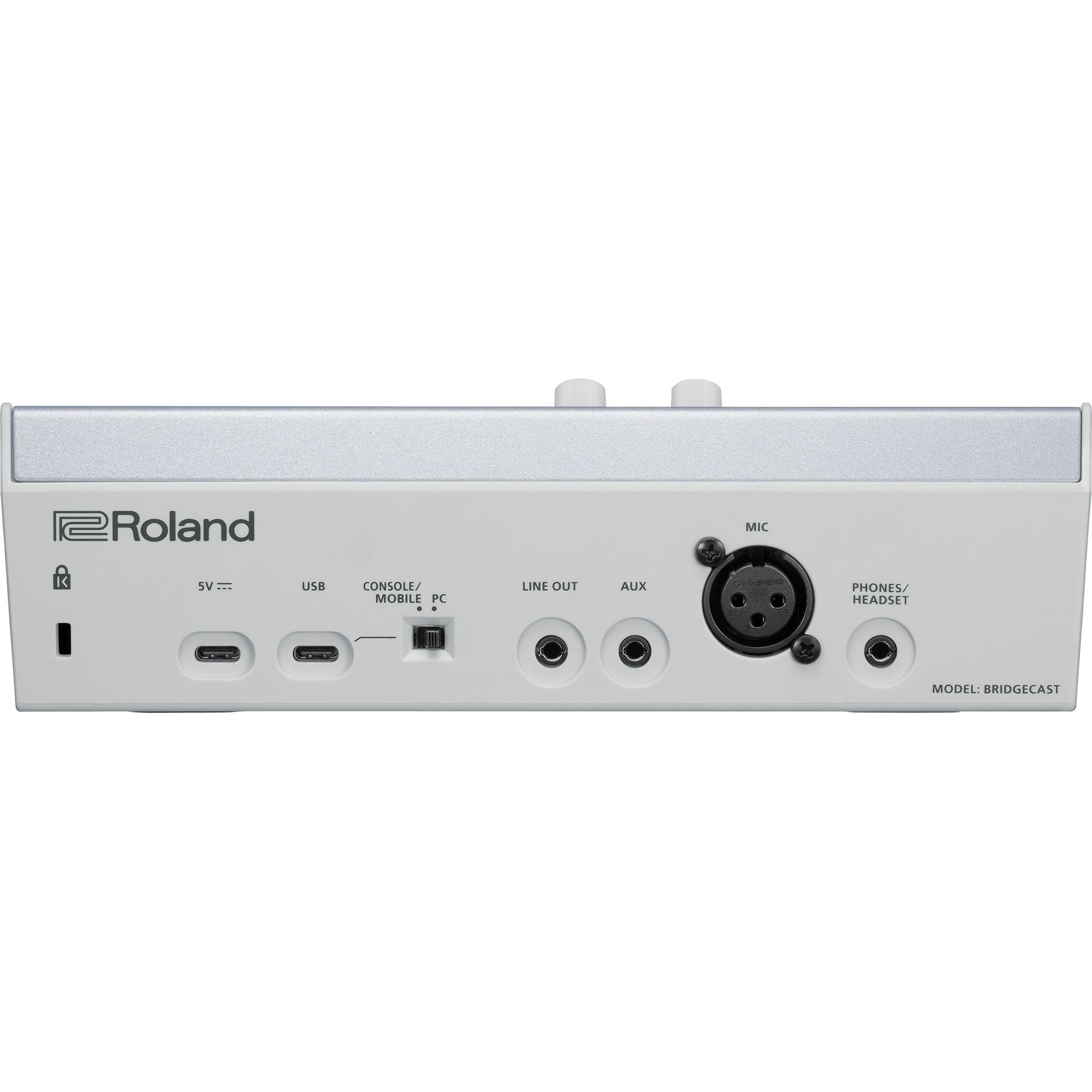 ROLAND BRIDGECAST-WH Dual Bus Gaming Mixer