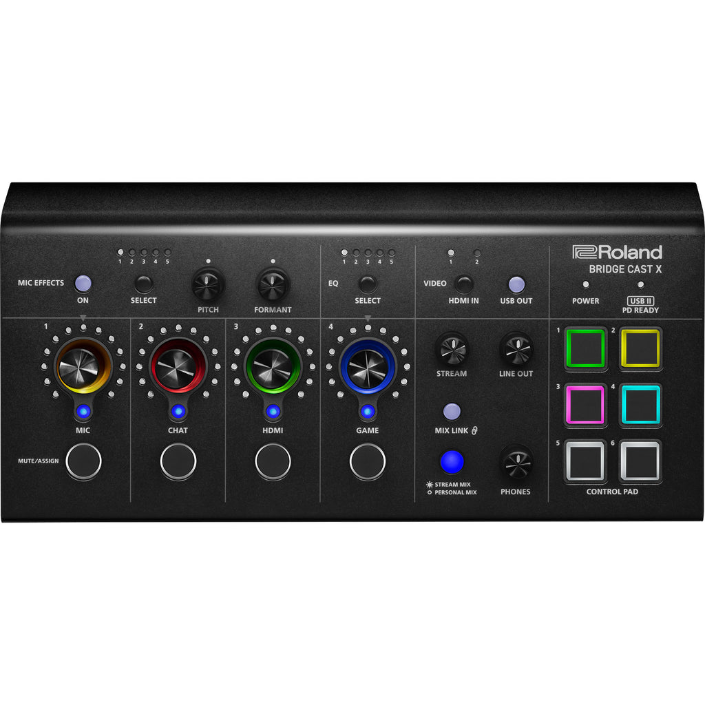 ROLAND BRIDGE CAST X DUAL BUS Mixer audio e interfaccia streaming AV professionale