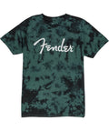 Fender TieDye Logo T-Shirt Blue Small