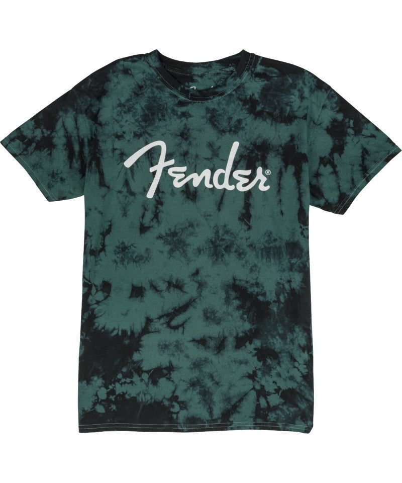 Fender TieDye Logo T-Shirt Blue Small