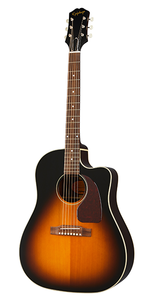 Epiphone Masterbilt J45EC Aged Vintage Sunburst Gloss Acustica Elettrificata