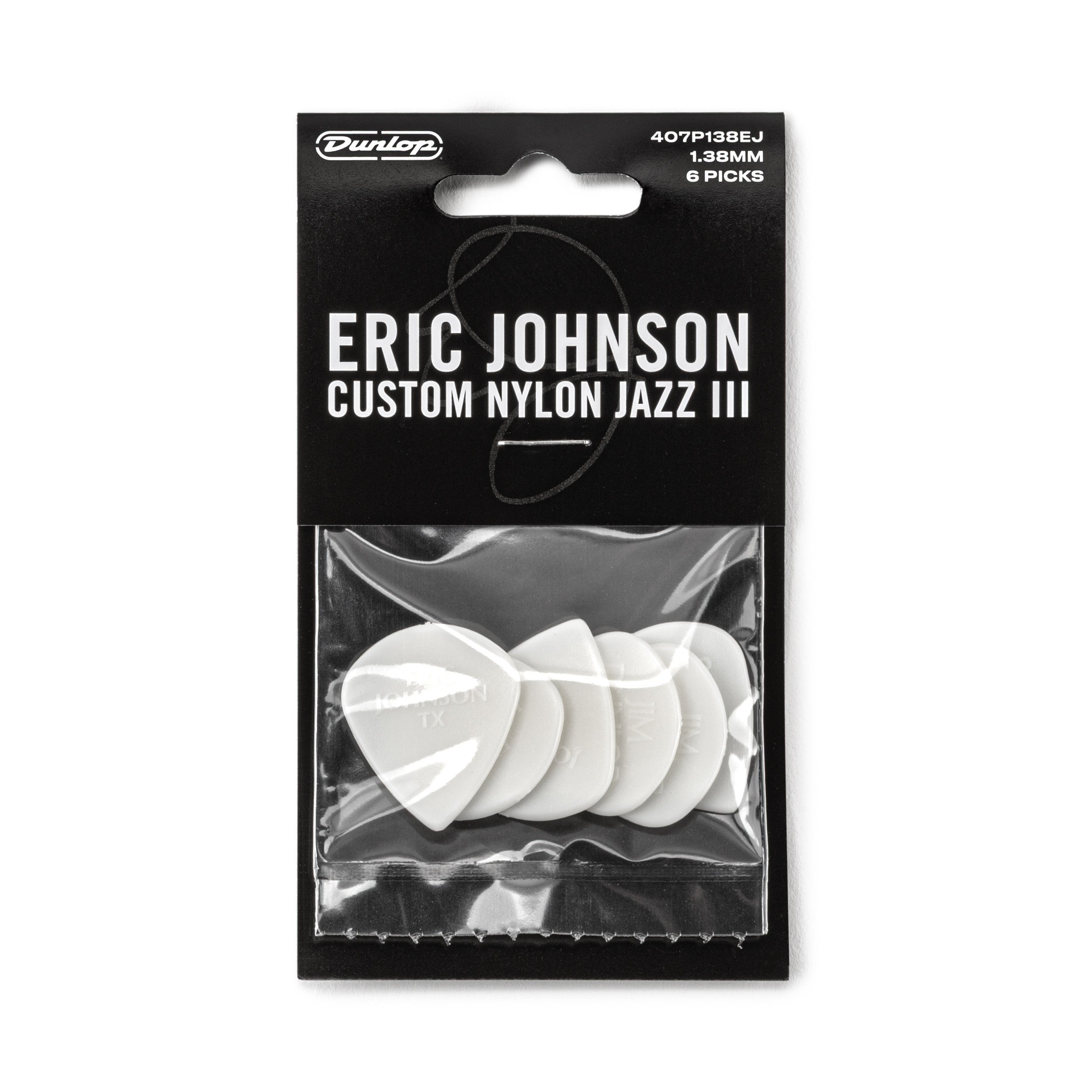Dunlop 407P138EJ Eric Johnson Jazz III Player’s Pack