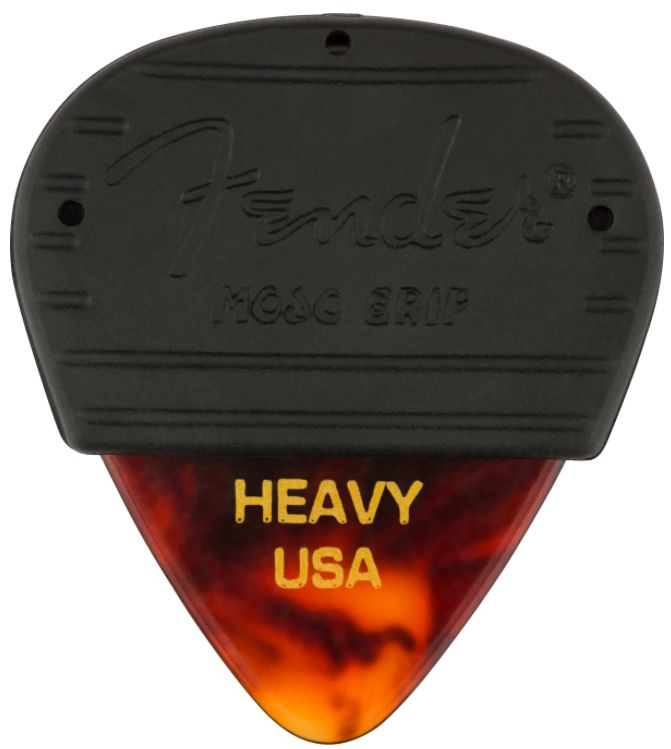 Fender Mojo Grip Picks Celluloid Heavy 3-Pack Tortoiseshell